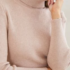 Qtrend Fashion PTY LTD CLOTHING Zeruah Knit Top - Beige