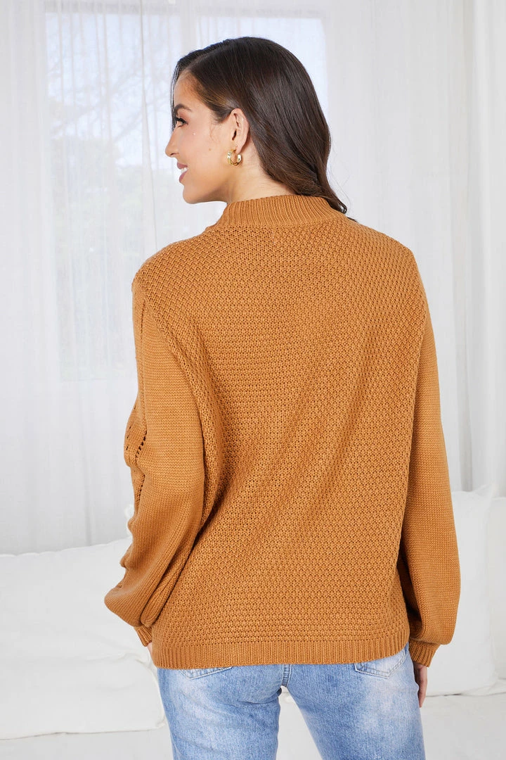 HQ Fashion Zingy Knit - Camel 5 HQ Fashion Zingy Knit - Camel