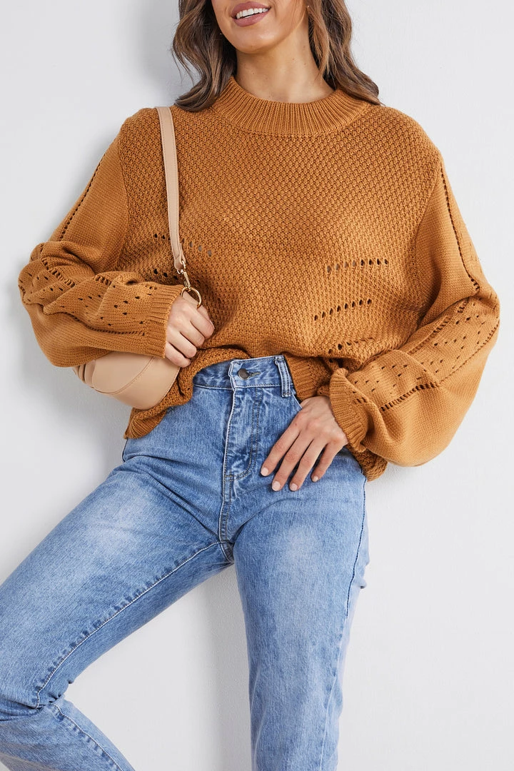 HQ Fashion Zingy Knit - Camel 3 HQ Fashion Zingy Knit - Camel