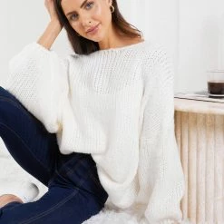 Desire CLOTHING Zinny Knit - Off White