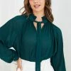 Ebby And I Zipporah Blouse - Green CLOTHING