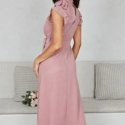 Desire Zita Dress - Dusty Pink CLOTHING