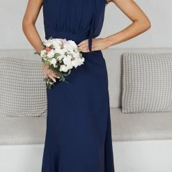 Desire Zita Dress - Navy CLOTHING