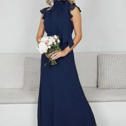 Desire Zita Dress - Navy CLOTHING