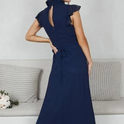 Desire Zita Dress - Navy CLOTHING