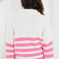 HQ Fashion Zoey Knit - Pink Stripe