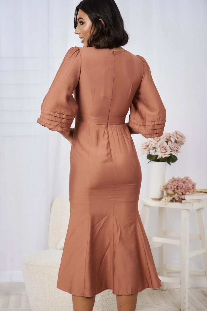 Wild Ginger Aimey Dress - Copper CLOTHING 4 Wild Ginger Aimey Dress - Copper CLOTHING