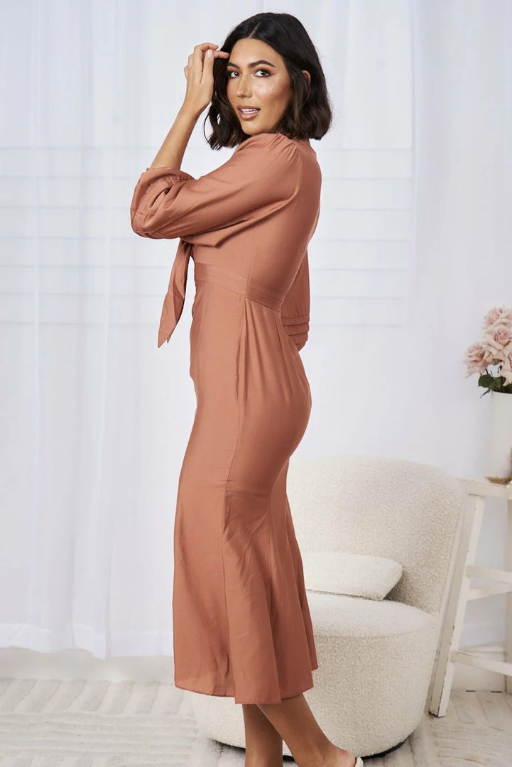 Wild Ginger Aimey Dress - Copper CLOTHING 5 Wild Ginger Aimey Dress - Copper CLOTHING