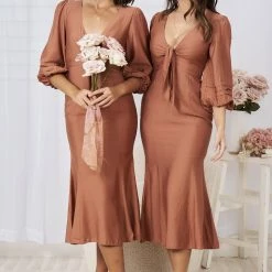 Wild Ginger Aimey Dress - Copper CLOTHING