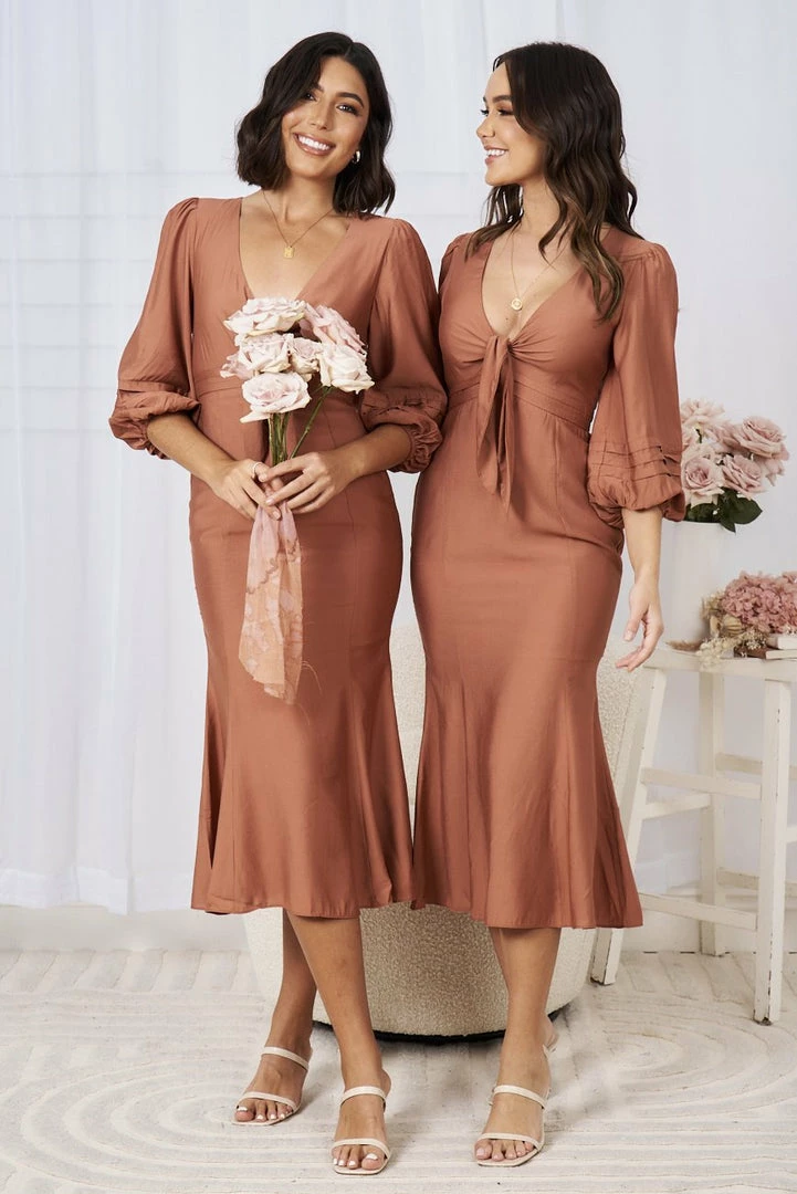 Wild Ginger Aimey Dress - Copper CLOTHING 3 Wild Ginger Aimey Dress - Copper CLOTHING