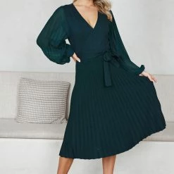 Spicy Sugar Abby Mae Dress - Green CLOTHING 10 Spicy Sugar Abby Mae Dress - Green CLOTHING