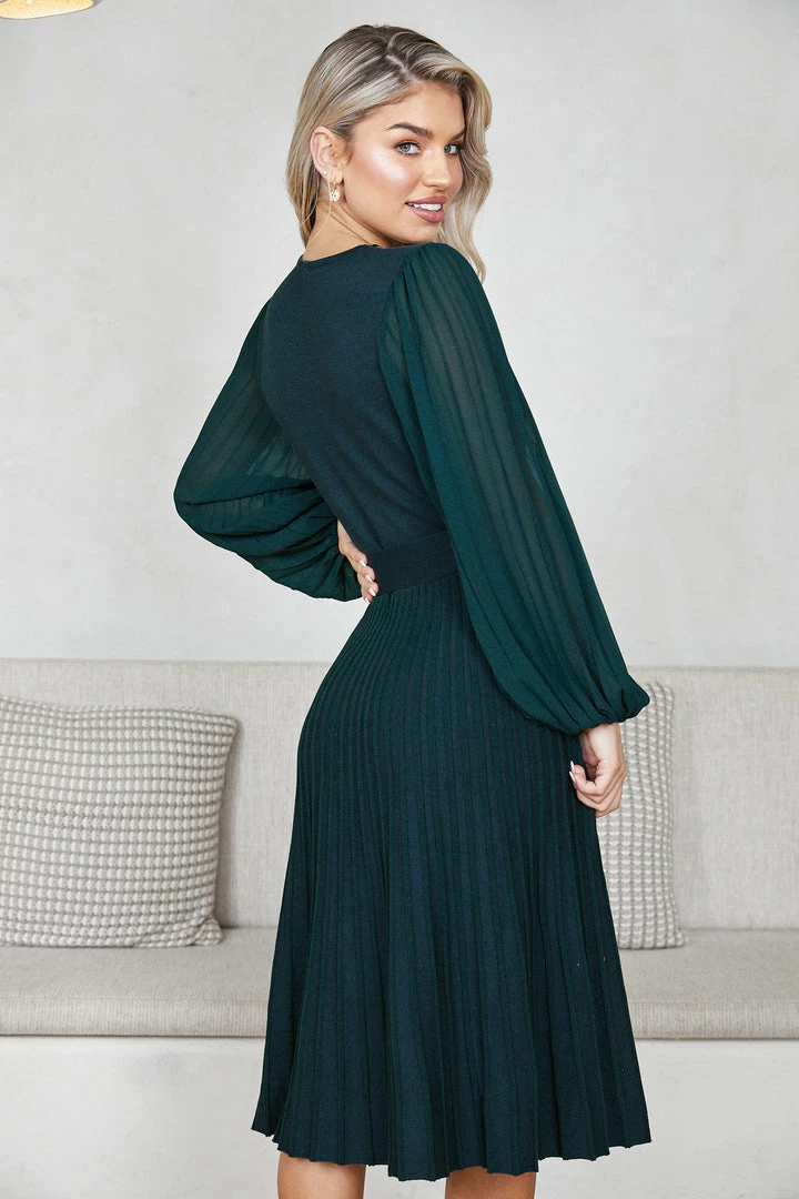 Spicy Sugar Abby Mae Dress - Green CLOTHING 4 Spicy Sugar Abby Mae Dress - Green CLOTHING