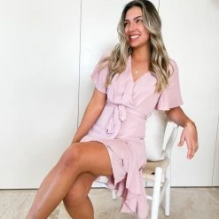 Style State Alethea Dress - Blush CLOTHING