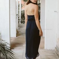 Esther Luxe Amaryllis Dress - Navy 35 Esther Luxe Amaryllis Dress - Navy