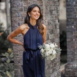 Esther Luxe Amaryllis Dress - Navy 27 Esther Luxe Amaryllis Dress - Navy