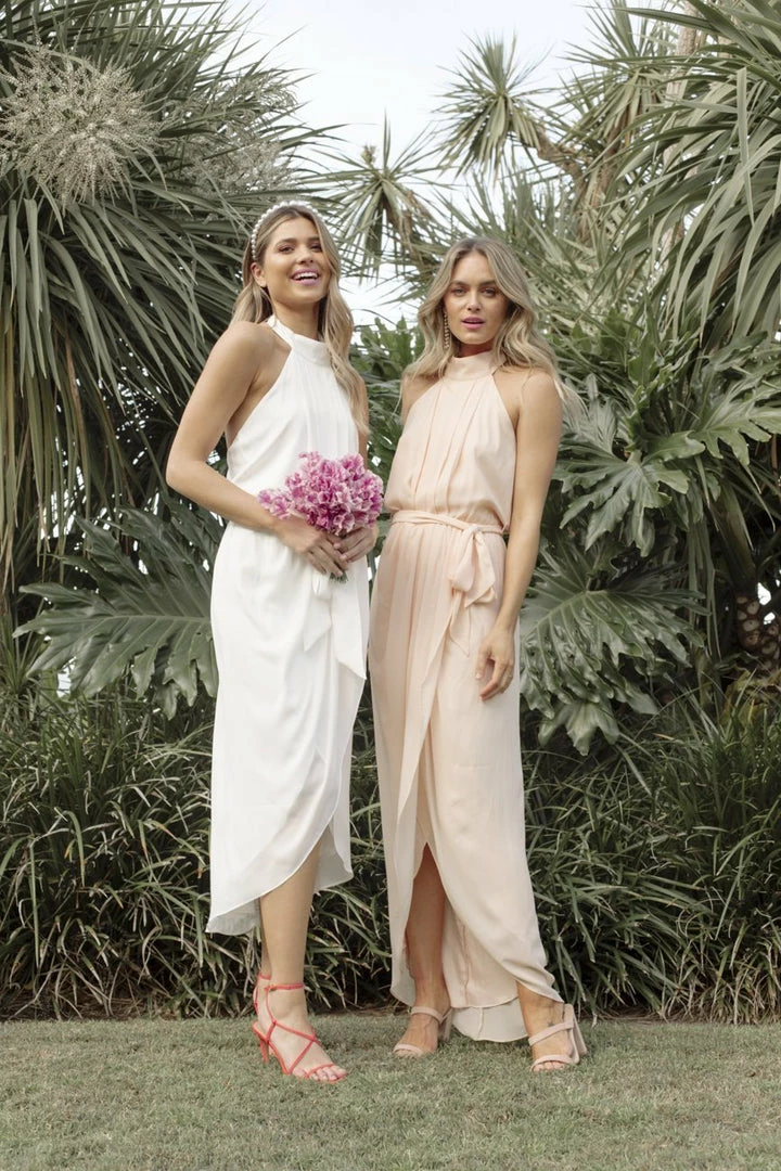 Esther Luxe CLOTHING Amaryllis Maxi Dress - Soft Peach 5 Esther Luxe CLOTHING Amaryllis Maxi Dress - Soft Peach