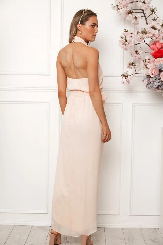 Esther Luxe CLOTHING Amaryllis Maxi Dress - Soft Peach 6 Esther Luxe CLOTHING Amaryllis Maxi Dress - Soft Peach