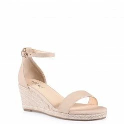Verali FOOTWEAR Bobbie Low Wedge - Nude Softee