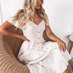 Style Box Celie Dress - Beige CLOTHING 9 Style Box Celie Dress - Beige CLOTHING