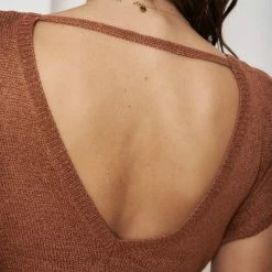 Evermore Fashion Charlene Dress - Chocolate CLOTHING