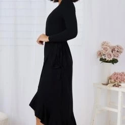 Style Box Cherice Dress - Black CLOTHING