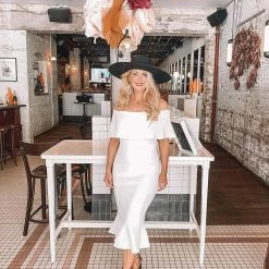 Esther The Label Kirby Dress - White CLOTHING 10 Esther The Label Kirby Dress - White CLOTHING