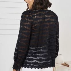 Miracle Fashion Clemantis Top - Black