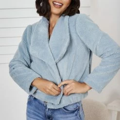 Style Box Corrine Jacket - Light Blue CLOTHING