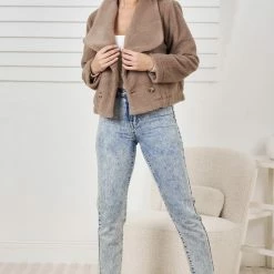 Style Box CLOTHING Corrine Jacket - Mocha