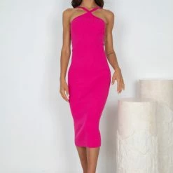 Whola Cosmic Baby Knit Dress - Pink