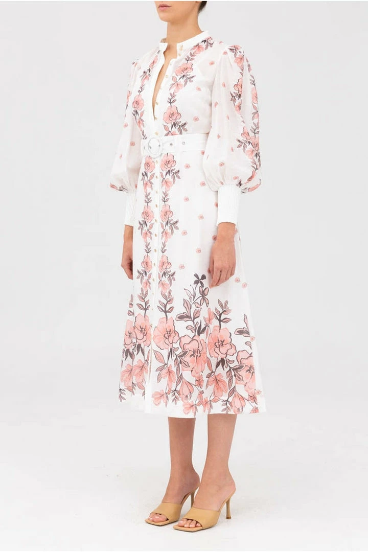 KEEPSAKE THE LABEL Fame Shirt Dress - Porcelain Rose CLOTHING 4 KEEPSAKE THE LABEL Fame Shirt Dress - Porcelain Rose CLOTHING