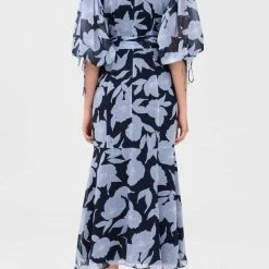 KEEPSAKE THE LABEL CLOTHING Title Midi Dress - Midnight Stencil Floral