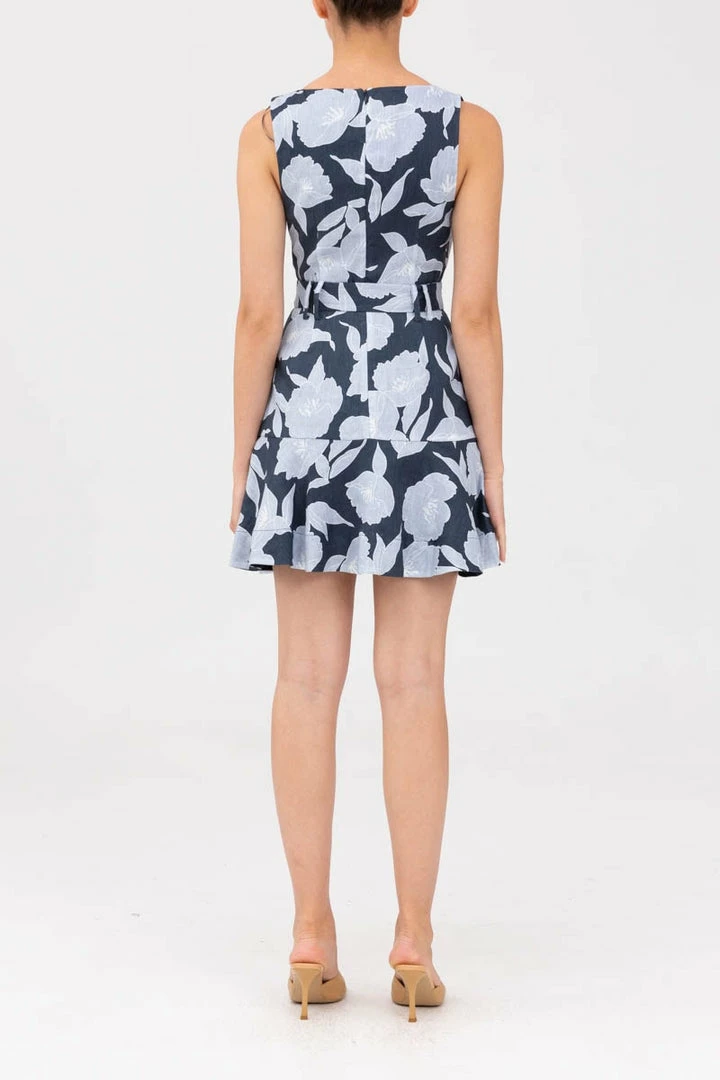 KEEPSAKE THE LABEL Title Mini Dress - Midnight Stencil Floral 5 KEEPSAKE THE LABEL Title Mini Dress - Midnight Stencil Floral