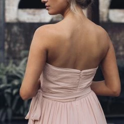 Esther Luxe Dahila Multi-Way Maxi Dress - Soft Peach CLOTHING 29 Esther Luxe Dahila Multi-Way Maxi Dress - Soft Peach CLOTHING