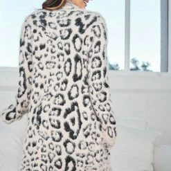 Miracle Fashion Delma Cardigan - Light Pink Print