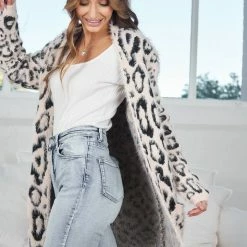 Miracle Fashion Delma Cardigan - Light Pink Print 9 Miracle Fashion Delma Cardigan - Light Pink Print