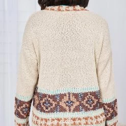 Miracle Fashion CLOTHING Didi Knit - Beige Print 11 Miracle Fashion CLOTHING Didi Knit - Beige Print