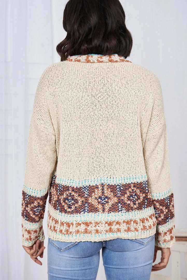 Miracle Fashion CLOTHING Didi Knit - Beige Print 5 Miracle Fashion CLOTHING Didi Knit - Beige Print