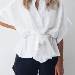 Into Fashion Ellis Top - White 12 Into Fashion Ellis Top - White