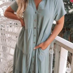 Style Box Emily Dress - Sage