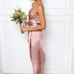 Esther Luxe Frangipani Dress - Blush CLOTHING 25 Esther Luxe Frangipani Dress - Blush CLOTHING