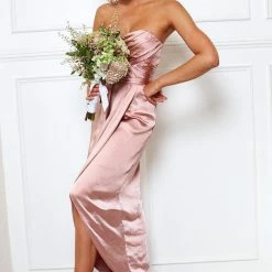 Esther Luxe Frangipani Dress - Blush CLOTHING 26 Esther Luxe Frangipani Dress - Blush CLOTHING