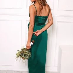 Esther Luxe CLOTHING Frangipani Dress - Emerald