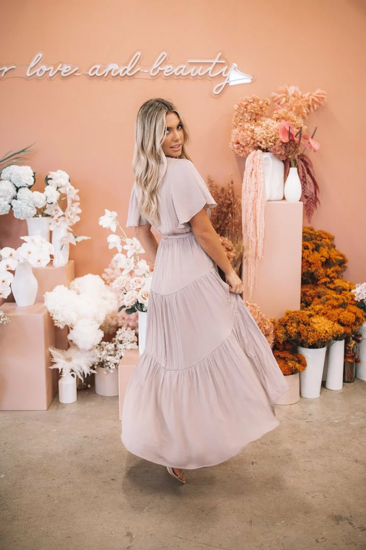 Esther The Label Given Dress - Dusty Pink CLOTHING 7 Esther The Label Given Dress - Dusty Pink CLOTHING