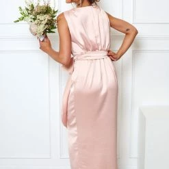 Esther Luxe Iris Dress - Blush