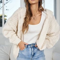 HQ Fashion CLOTHING Jorja Cardigan - Ivory