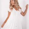 Desire Kylie Dress - White CLOTHING 2 Desire Kylie Dress - White CLOTHING