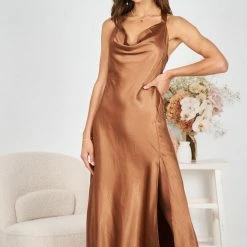 Kaarlo Fashion Pty Ltd Loreen Dress - Rust CLOTHING