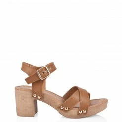 Verali Lulu Heels - Tan Softee