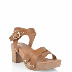 Verali Lulu Heels - Tan Softee